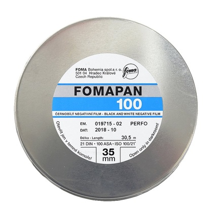 Fomapan 100 30,5m bulk roll - SLUTSÅLD!