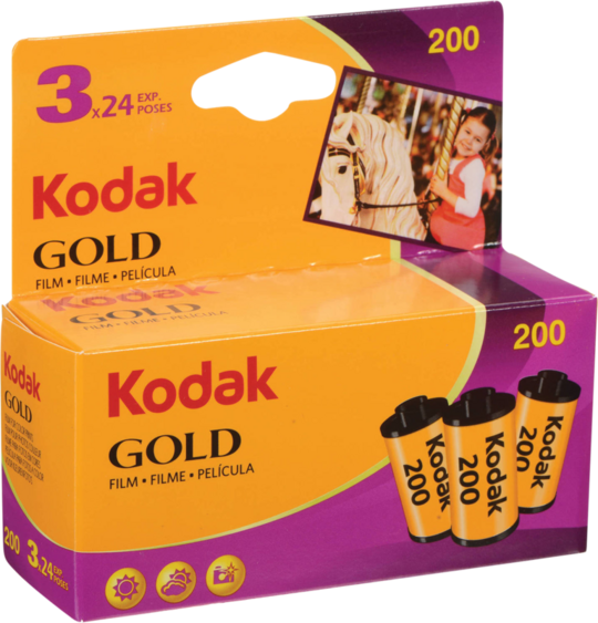 Kodak Gold 200 135/24 3-Pack - SLUTSÅLD!