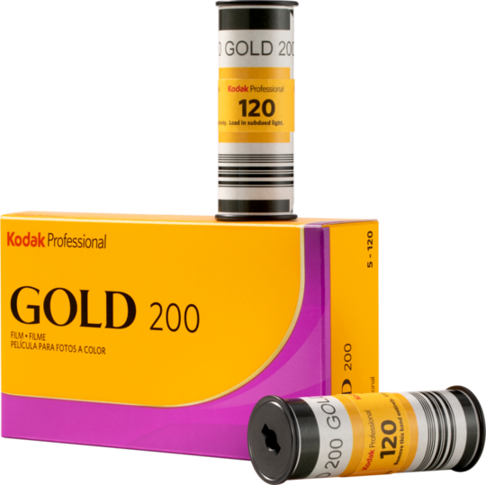 KODAK Professional Gold 200 120 Film 5-pack