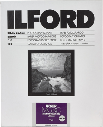 Ilford Multigrade RC Deluxe Pearl 20.3x25.4cm 100