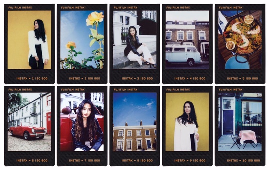 INSTAX MINI FILM CONTACT SHEET