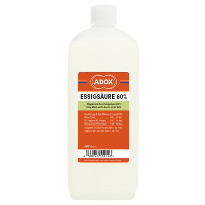 Stoppbad ADOX Acetic Acid 60% 1000 ml conc.