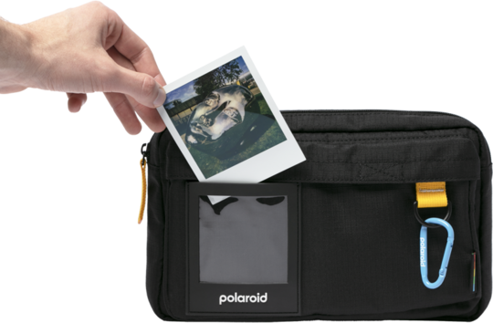 POLAROID  Ripstop Crossbody Black Bag Väska