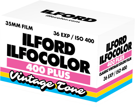 Ilford  ILFOCOLOR 400 Plus Vintage Tone 35mm 36 Exp - 3pack