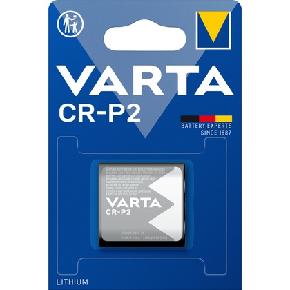 VARTA/PANASONIC CR-P2 Lithium Photo batteri 6Volt 1-pack