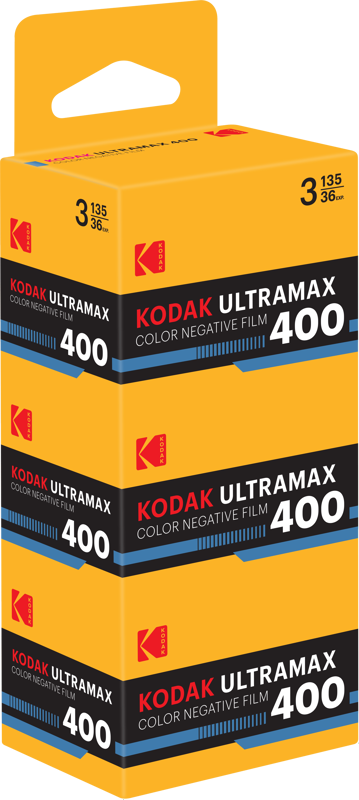 Eastman Kodak Ultramax 400 135-36 exp 3-pack Vertical