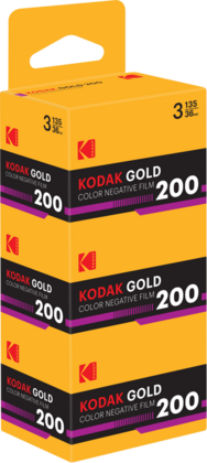 Kodak Gold 200 135-36 exp 3-pack
