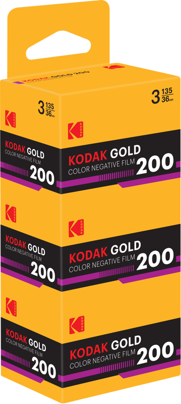 Kodak Gold 200 135-36 exp 3-pack